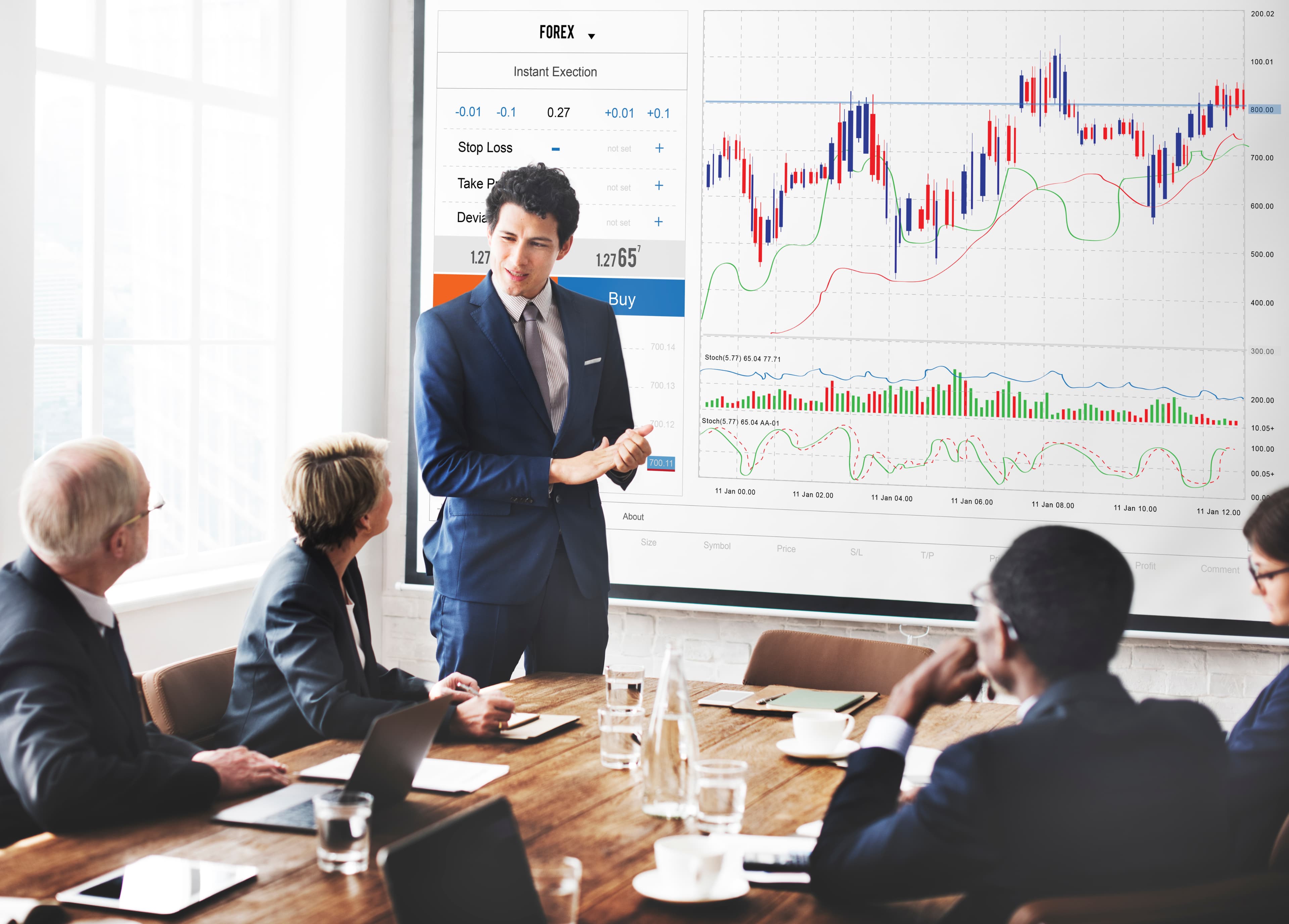 Forex trading education illustration