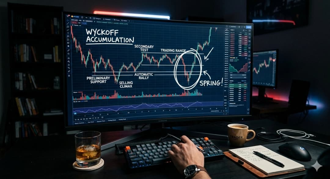 دورة حياة السوق: كيف تكتشف مناطق التجميع والتوزيع قبل الانفجار السعري؟